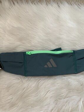 ADIDAS Pacer Running Waist Pack in Teal Green/Lime Burst